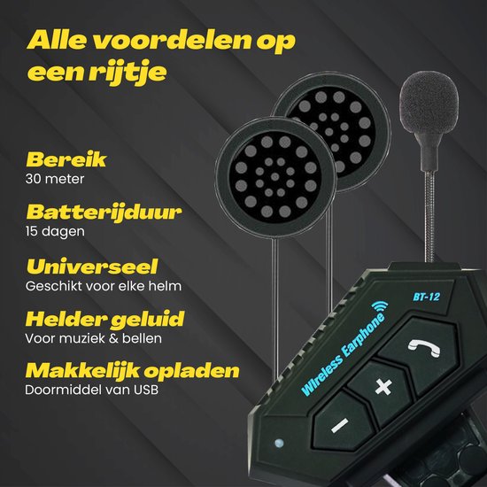 motorhelm headset - GS Goods